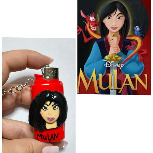 Mulan Lighter Case Keychain new