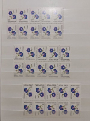 Stamp album like new with stamps and feyie from Argentina, Uruguay, Spain