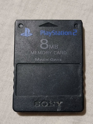 Playstation 2 Memory 8mb used