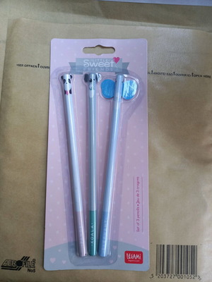 Set of 3 Legami pencils new