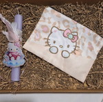 Hello Kitty candle and pouch set new