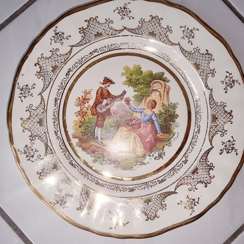 Keramikos decorative wall plate like new, 23cm diameter