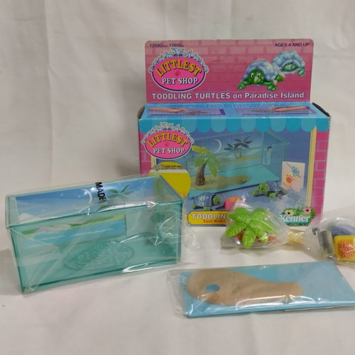 Littlest Pet Shop Toddling Turtles on Paradise Island Kenner 1992 new