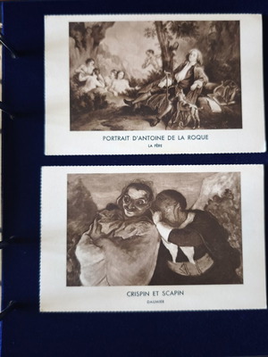 Safe German luxury album with box and Belle Époque cards like new