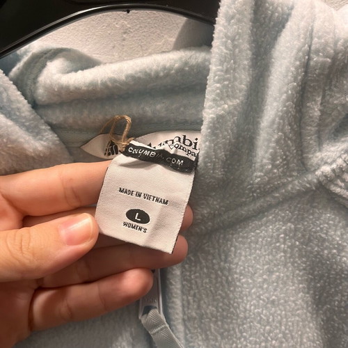 Columbia fleece women's size L like new, turquoise