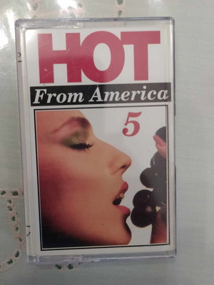 Hot from America cassette tapes used, pack of 5, pop