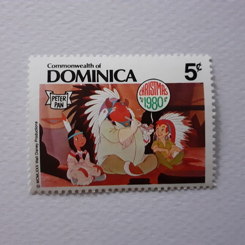 Commonwealth of Dominica Walt Disney Peter Pan 1980 stamp set mint