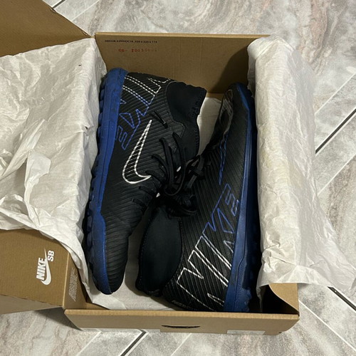 Nike Superfly 9 football shoes like new, size 46, black