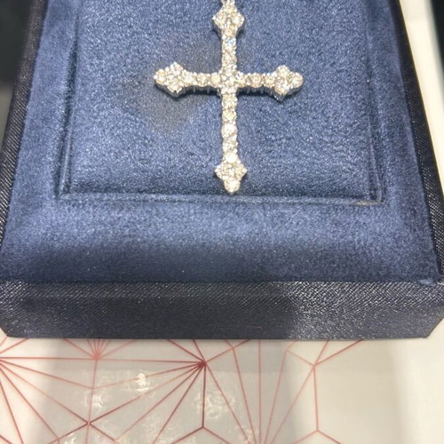 Diamond cross k18 certified