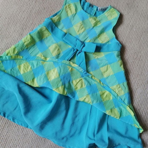 Piccolo Mondo dress for 2-year-old girl like new, made in Greece