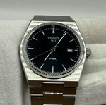 Tissot PRX Quartz watch with black dial