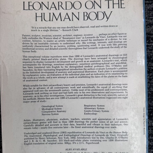 Leonardo da Vinci On the Human Body & Eadweard Muybridge The Human Figure in Motion books