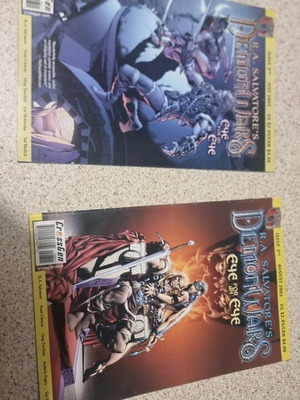 R.A. Salvatore's Demonwars Eye for an Eye Issues 2 and 3 like new