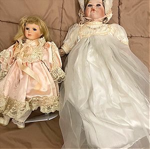 4 πορσελάνινες vintage κούκλες
