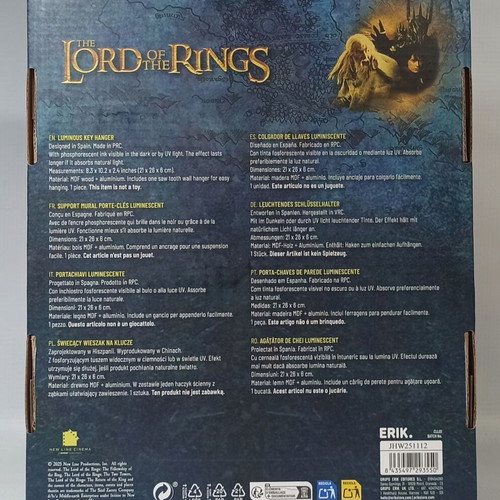 Lord of the Rings Doors of Durin Luminous Key Holder new