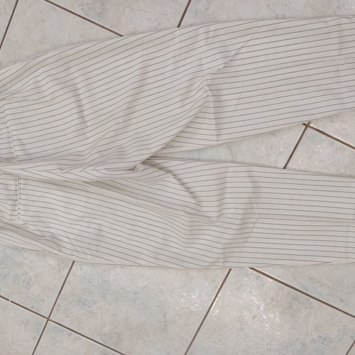 Pull & Bear white striped pants, size L