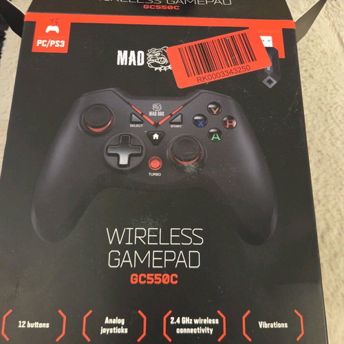 Mad Dog wireless gamepad GC550C new without wireless receiver