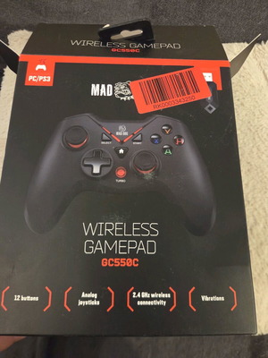 Mad Dog wireless gamepad GC550C new without wireless receiver