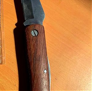 Πτυσομενο μαχαιρι σουγιας με ξυλινη λαβη