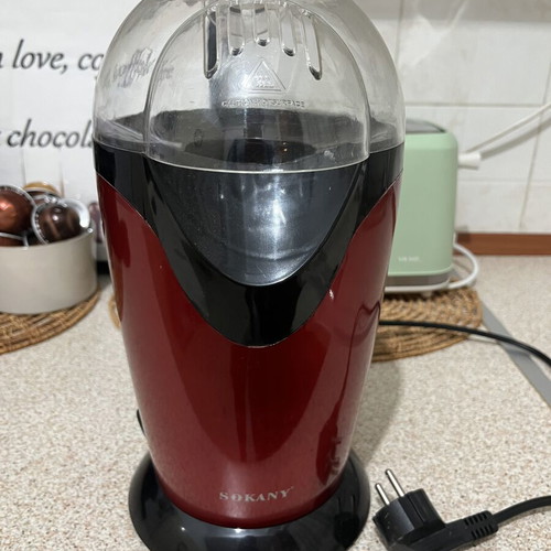 Sokany RH-288 popcorn machine like new, 1200W hot air