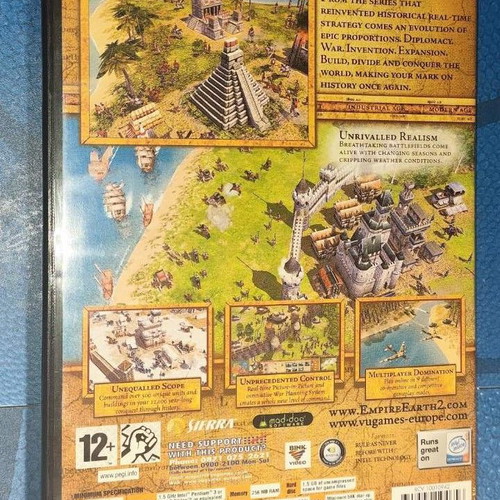 Empire Earth II PC CD ROM like new