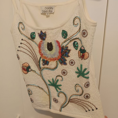 Dorothy Calvin Ray tank top size M like new, white