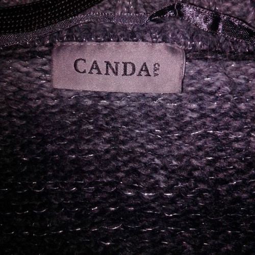 Canda cardigan sweater used, gray, size M/L
