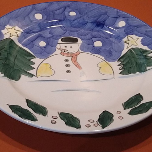 Large Christmas platter