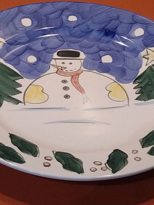 Large Christmas platter