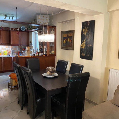 Extendable dining table used, wenge finish