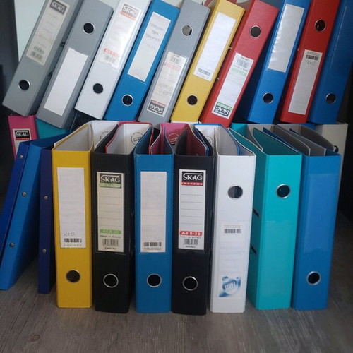 A4 folders used, pack of 30+ pieces, SKAG and others