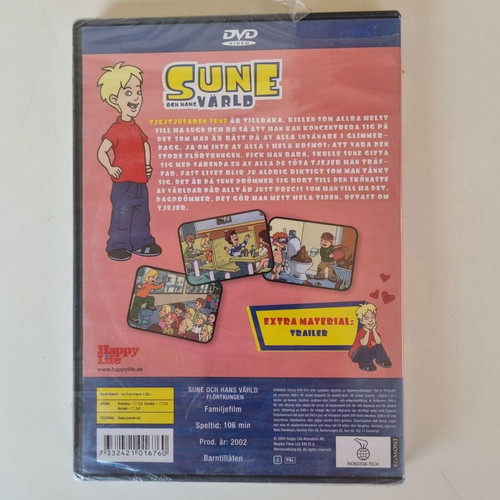 Sune och hans värld Flörtkungen DVD