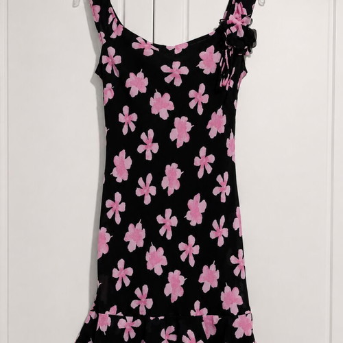 Vintage Angelo dress 2004 y2k, like new, black and pink
