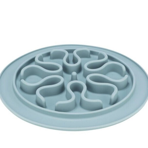 Trixie slow feeding pet bowl like new, silicone 24 cm