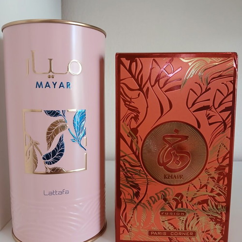 Lattafa Mayar and Paris Corner Khair Fusion Arabic perfume set