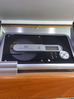 Mp3/CD player system with side speakers and remote control, new