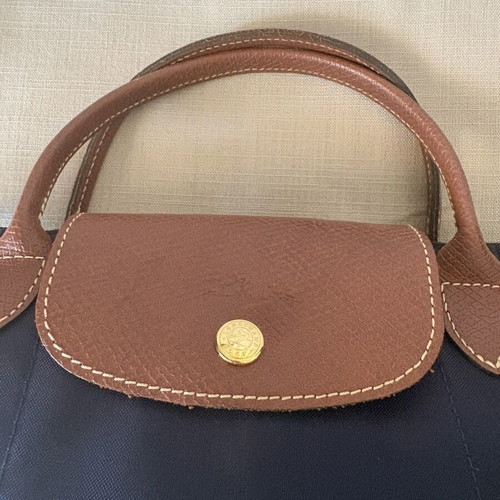 Longchamp blue medium handbag new