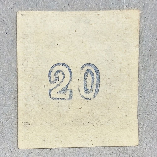 20 lepta MKE stamp like new, period 75-80