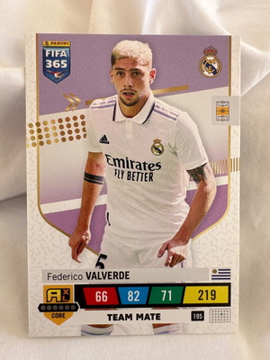 Κάρτα Federico Valverde FIFA teammate Panini μεταχειρισμένη #195