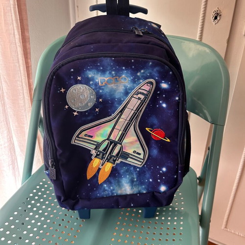 Polo trolley backpack for kindergarten used, space design