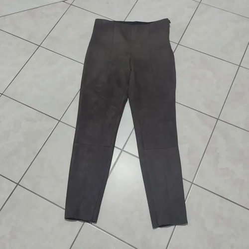 Zara faux suede riding breeches pants, size M, brown