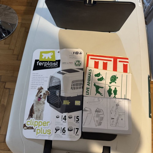 Dog Transport Crate XL like new 93x65x68 cm