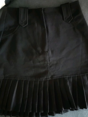 Mini black skirt Stradivarius new, size XS