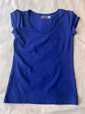 Zara women's t-shirt large blue like new