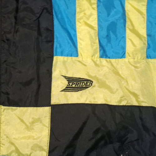 Vintage Sprider Medium windbreaker jacket used, multicolor