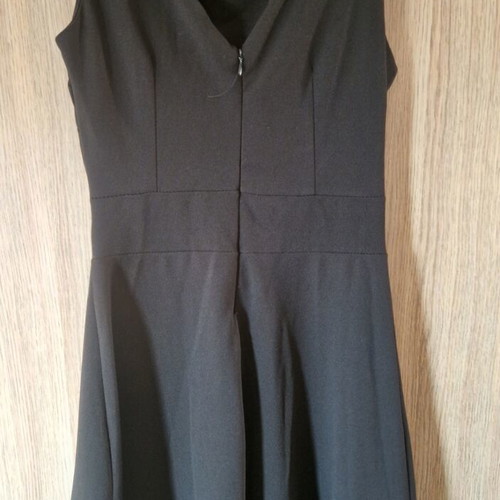 Evening warm dress used, black, mini