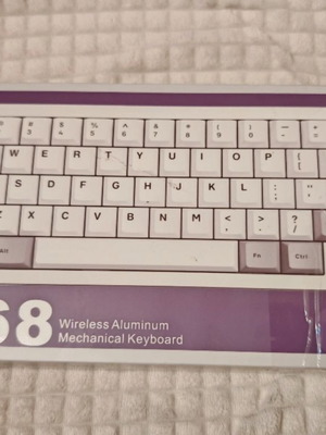 YUNZII AL68 65% Aluminum Mechanical Keyboard RGB Wireless new