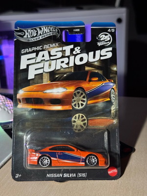Nissan Silvia S15 Hot Wheels Fast & Furious Silver Series new