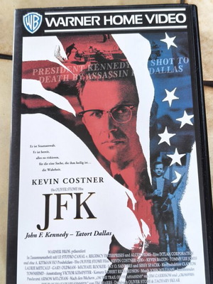 JFK βιντεοκασέτα σαν καινούργια, γερμανική έκδοση Oliver Stone