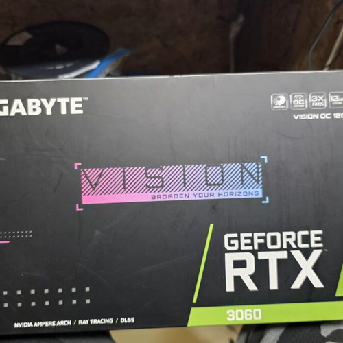 Gigabyte Vision RTX3060 graphics card not working